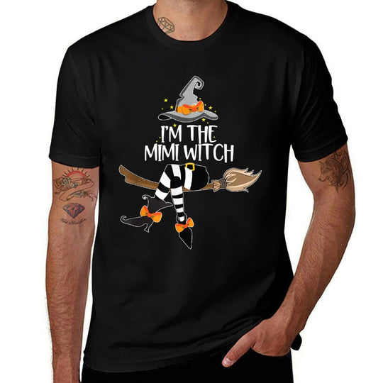 Im The Mimi Witch Halloween Matching Group Costume  Durable T-Shirt