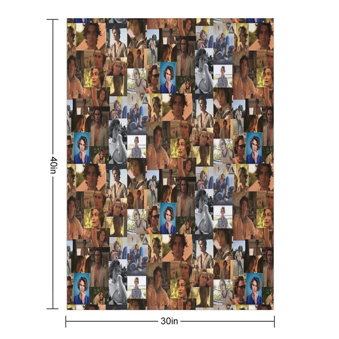 John B (Chase Stokes) Easy Care Throw Blanket