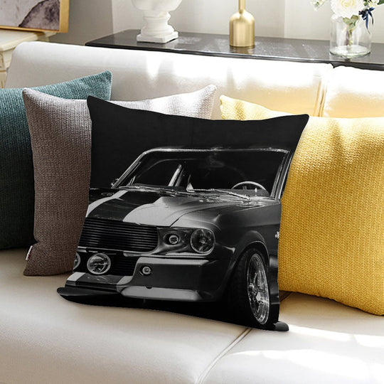 1967 Ford Mustang Shelby GT 500 Soft Washable Throw Pillow