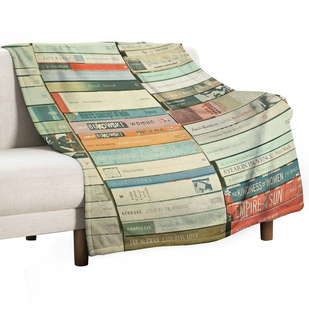 Bookworm Quick-dry Throw Blanket