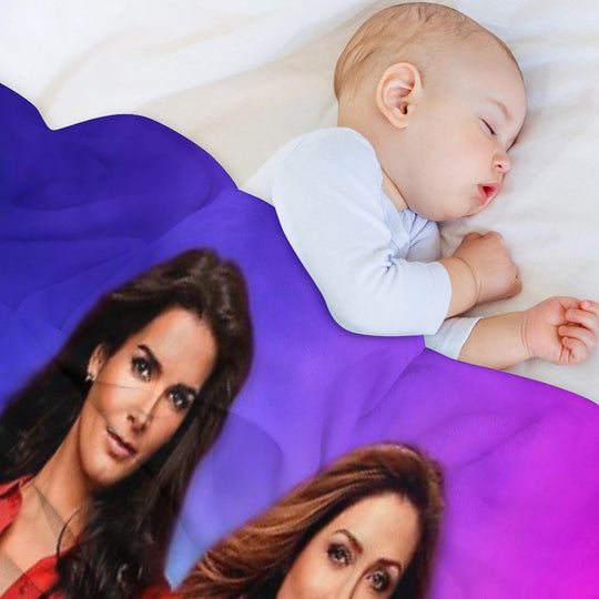 Rizzles on A Police Background (Rizzoli & Isles) Plush Throw Blanket