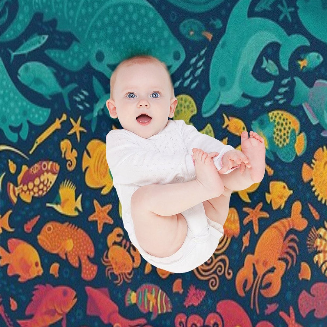 Aquatic Spectrum 2 Premium Throw Blanket