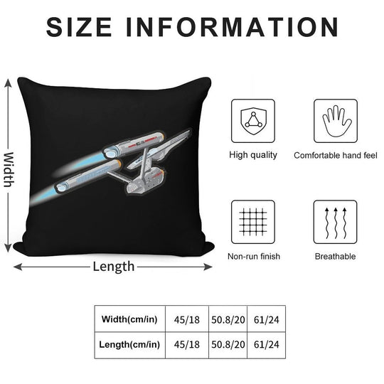 Enterprise Classic Soft Washable Throw Pillow