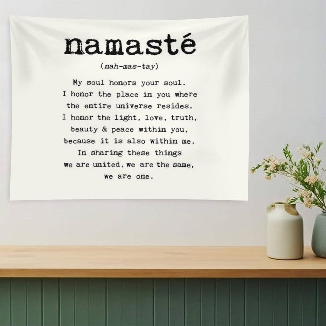 Namaste. Tapestry