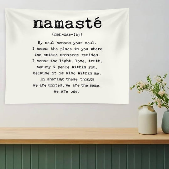 Namaste. Tapestry