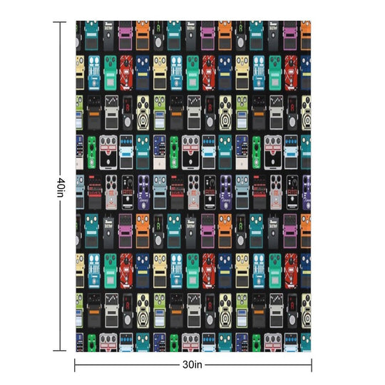 Pedal Board #2 Durable Throw Blanket