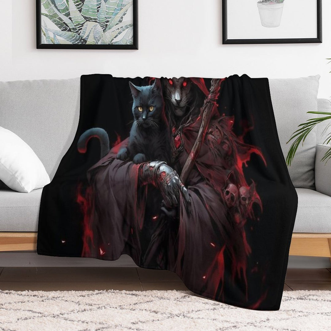 Grim Reaper Gift-ready Throw Blanket