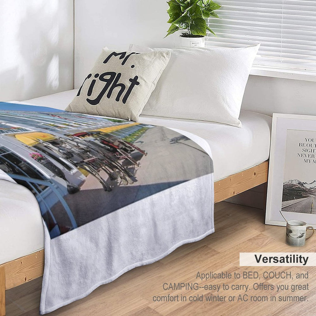 Carriage at The Grand Hotel, Mackinac Island, Michigan Durable Throw Blanket