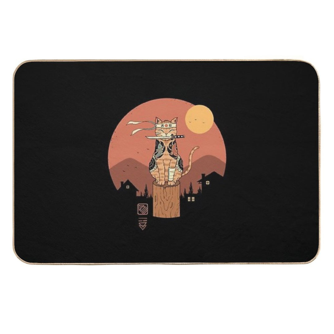 Catana NInja  Easy To Clean Bath Mat