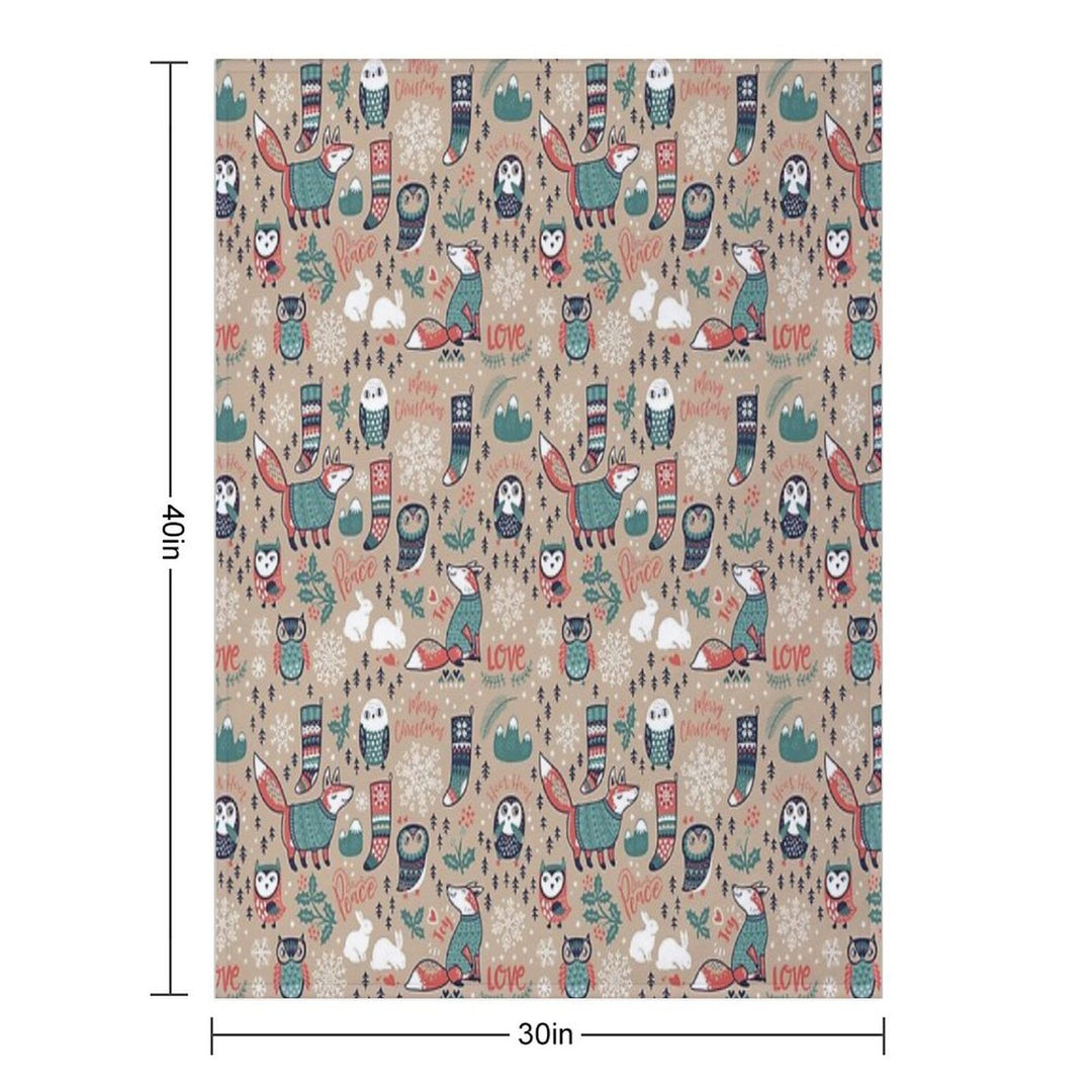 Christmas Wishes Gift-ready Throw Blanket