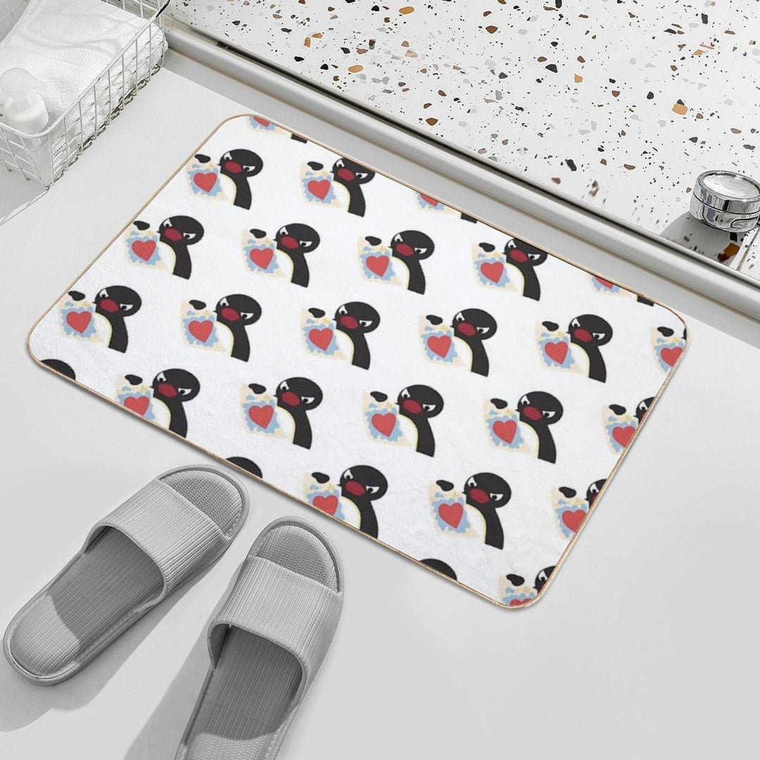 Pingu Heart Mood  Absorbent Bath Mat
