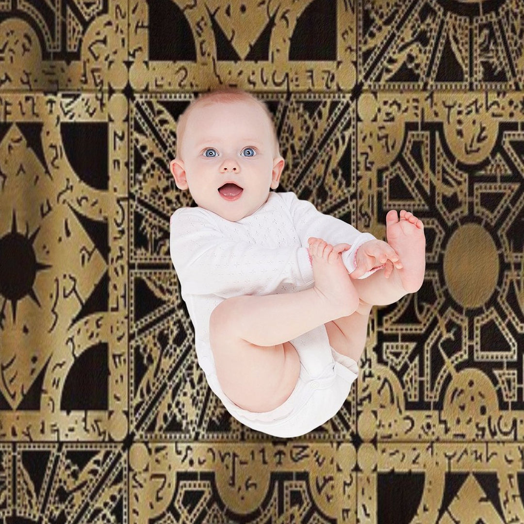 Lament Configuration Spread Shrink-resistant Throw Blanket