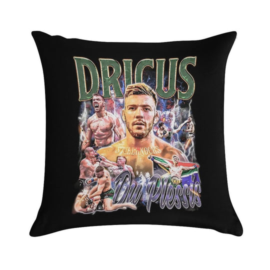 Dricus Du Plessis Stillknocks Soft Hidden Zipper Throw Pillow
