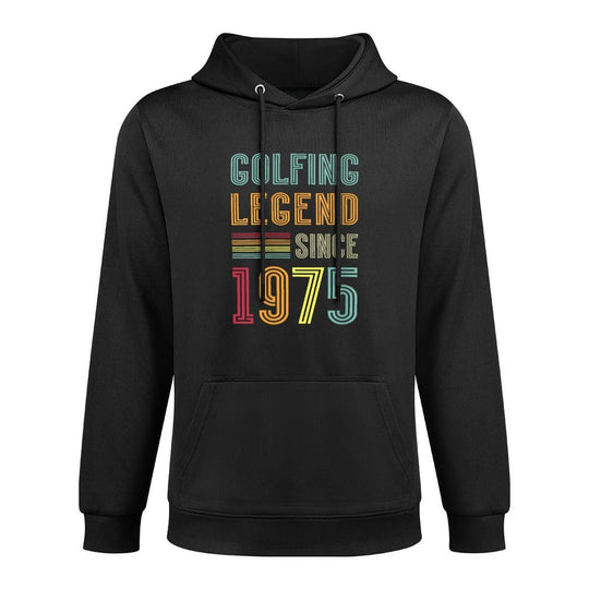 Womens Golfer Legend 1975 50th Birthday Golf 50 Years Golfing Relaxed Fit Hoodie
