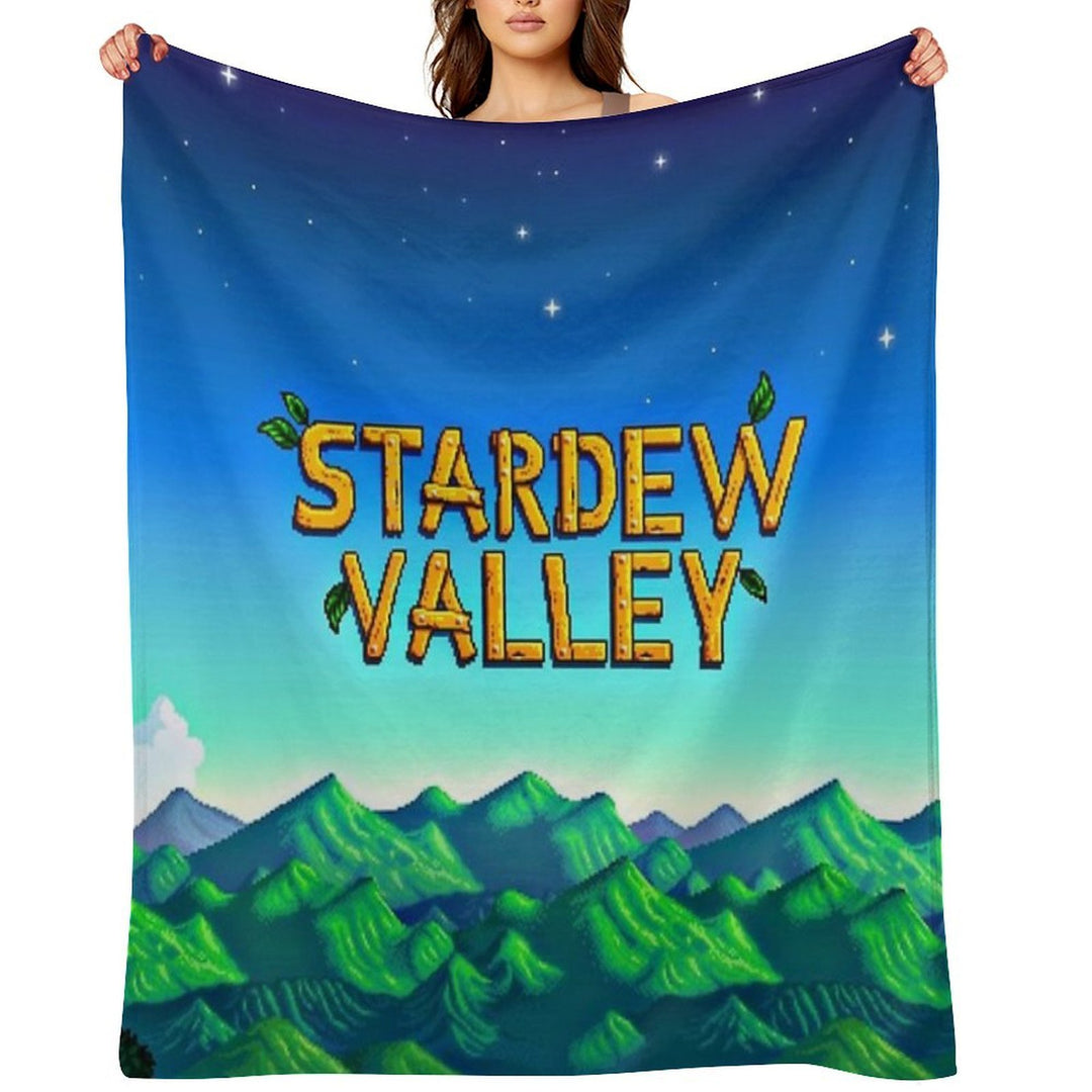 Stardew Valley Title Quick-dry Throw Blanket