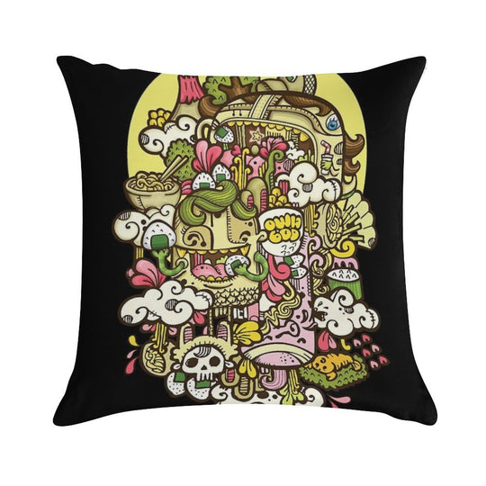 Midnight Hunger Soft Style Accent Throw Pillow