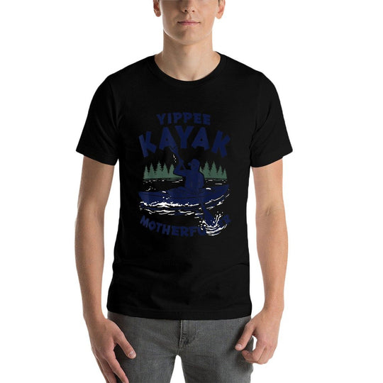 Yippee Kayak Funny Kayaking Lover Kayaker Saying Joke  Cotton T-Shirt