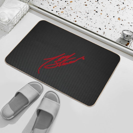 Tony Stewart Carbon Fiber Signature  Rapid-Drying Bath Mat
