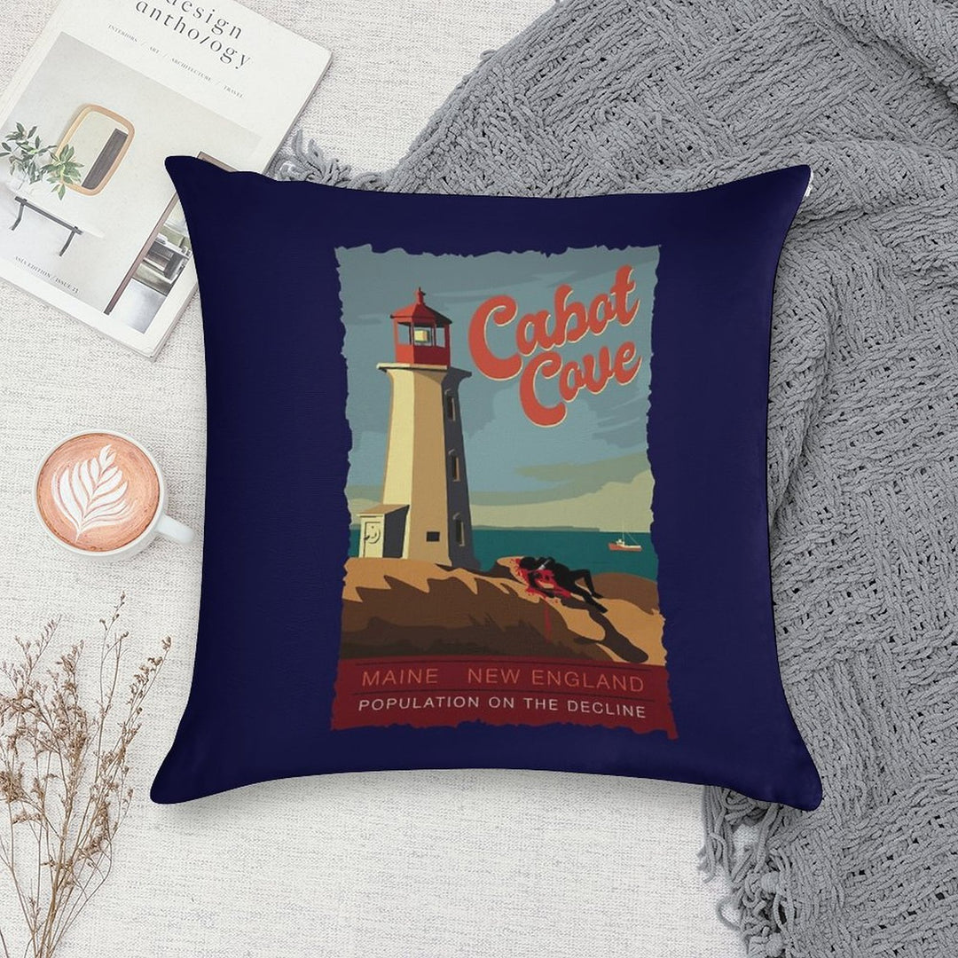 Cabot Cove Soft Washable Throw Pillow