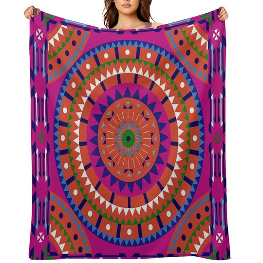 Mandala (Awakening) Versatility Throw Blanket