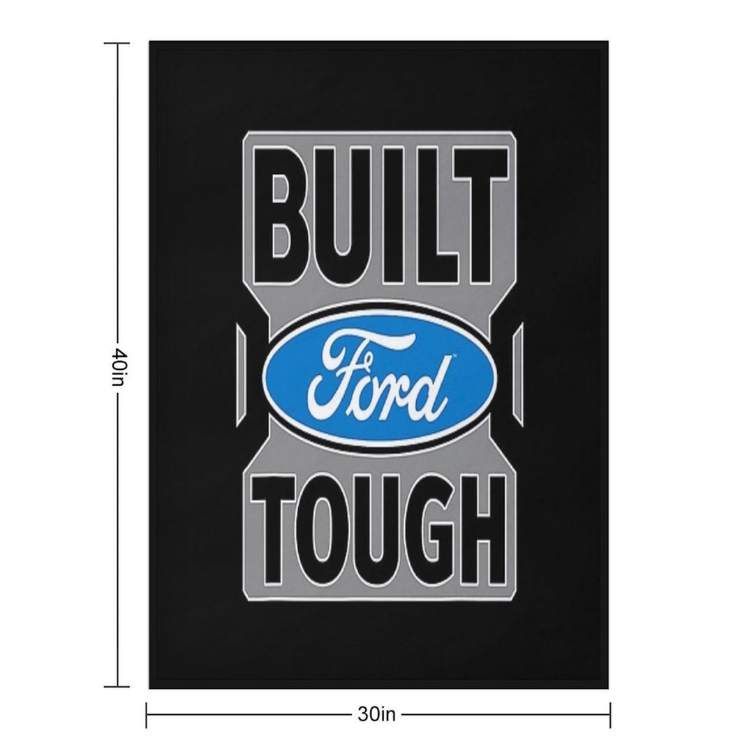 Ford Trucks Built Ford Tough Compact Throw Blanket