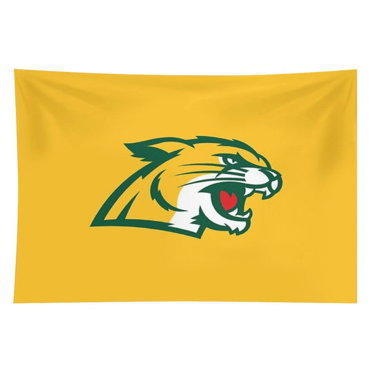 Northern Michigan Green Yellow Tapestry