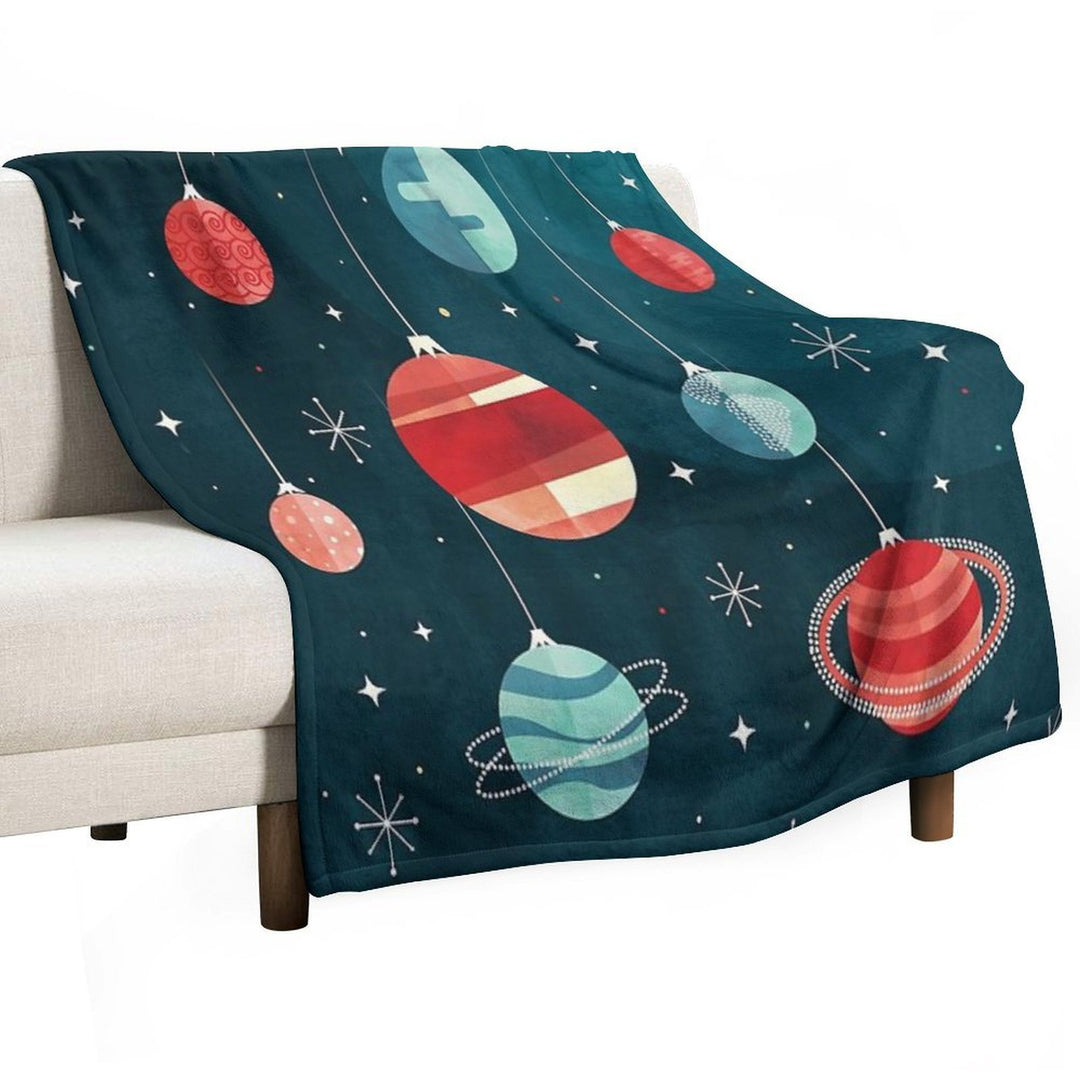 Joy to The Universe Velvety-soft Throw Blanket