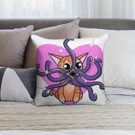 Love Goose The Cat Soft Fade-Resistant Throw Pillow