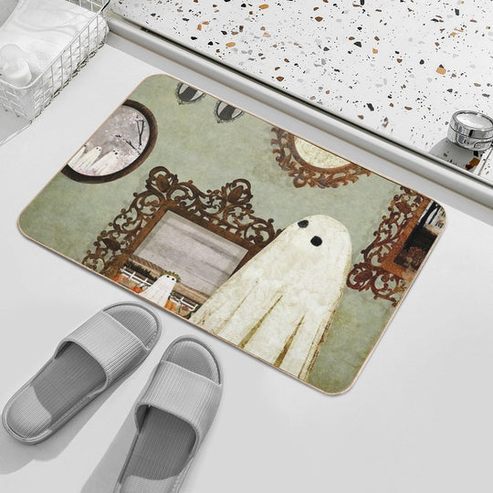 There's A Ghost in The Portrait Gallery  Non-Slip Bath Mat
