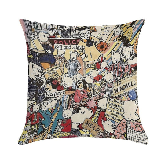 Rupert Bear Soft Shrink-Resistant Throw Pillow
