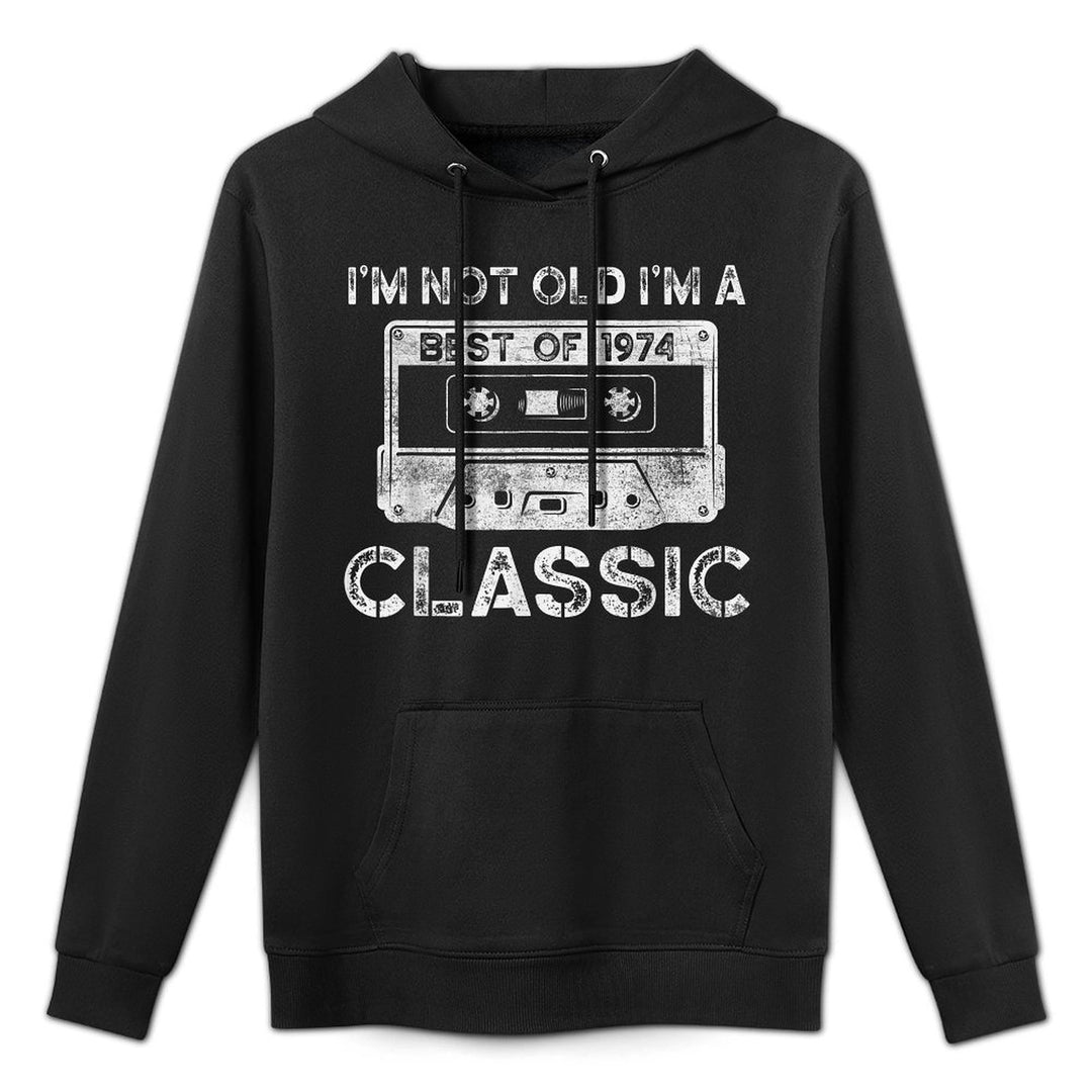 50 Birthday Decorations Women Men 1974 BDay 50th Birthday Machine Washable Hoodie