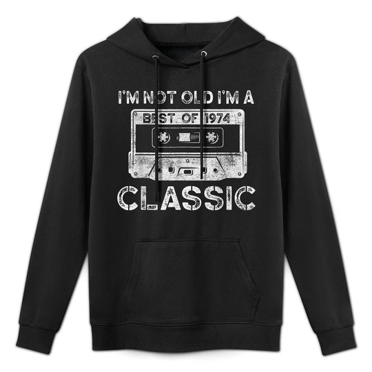 50 Birthday Decorations Women Men 1974 BDay 50th Birthday Machine Washable Hoodie