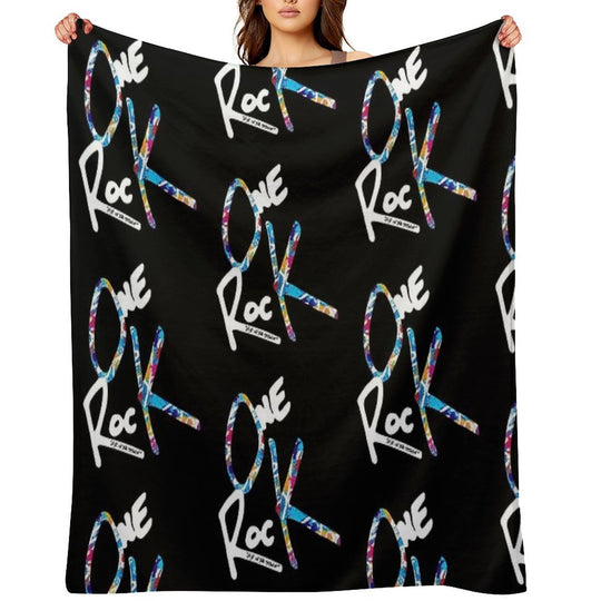 One OK Rock Eye of The Storm White Machine-washable Throw Blanket