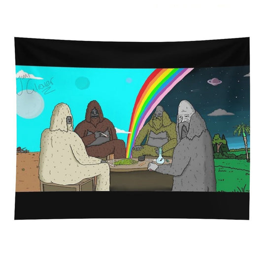 Secret Sasquatch Society Tapestry