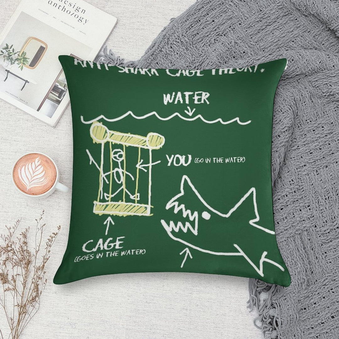 Farewell And Adieu... Soft Short Plush Fabric Throw Pillow