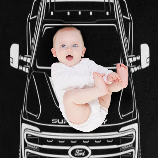 F350 Super Duty 2023-2024 Anti-pilling Throw Blanket