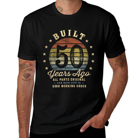 Built 50 Years Ago - All Parts Original Gifts 50th Birthday  Breathable T-Shirt