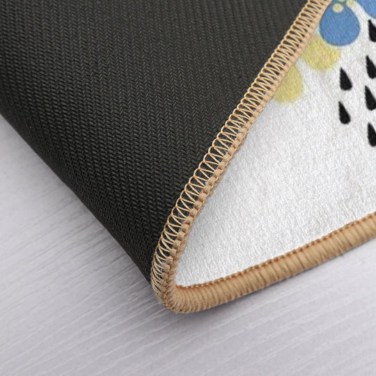 Tropical Summer  Easy To Clean Bath Mat