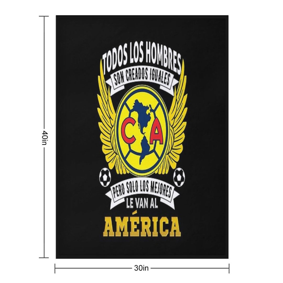Playera Aguilas Del America Solo Los Mejores Le Van Al America Machine-washable Throw Blanket