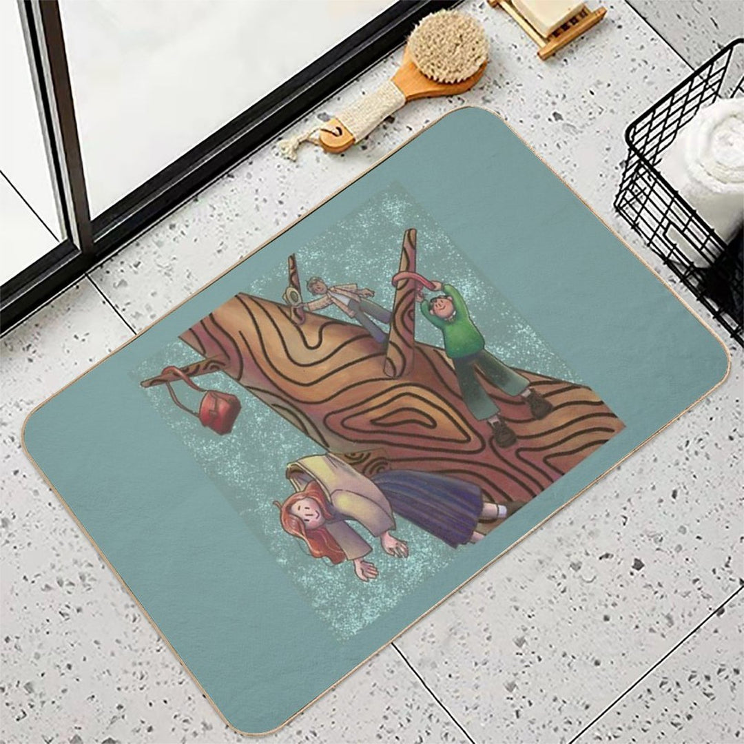 Winter Fun  Fade-Resistant Bath Mat