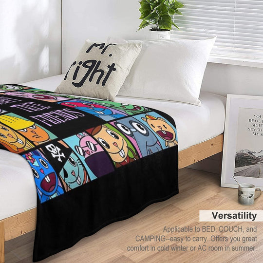 Happy Tree Friends Comfort Throw Blanket