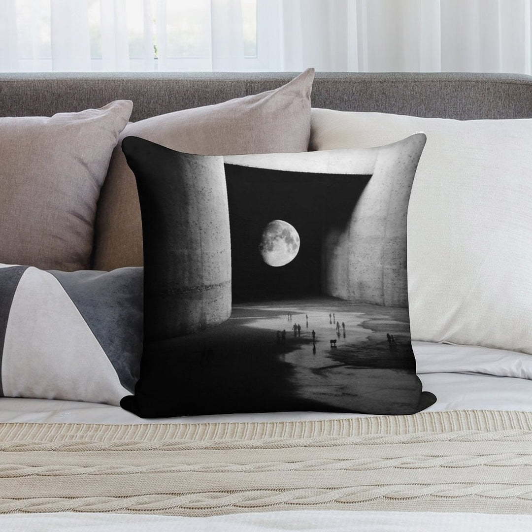 To The Moon Soft Warmth Comfort Throw Pillow