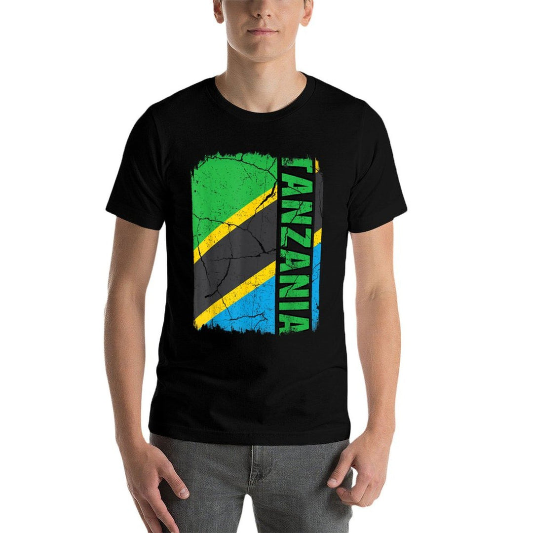 Vintage Tanzanian Tanzania Pride Roots Heritage Gift  Breathable T-Shirt
