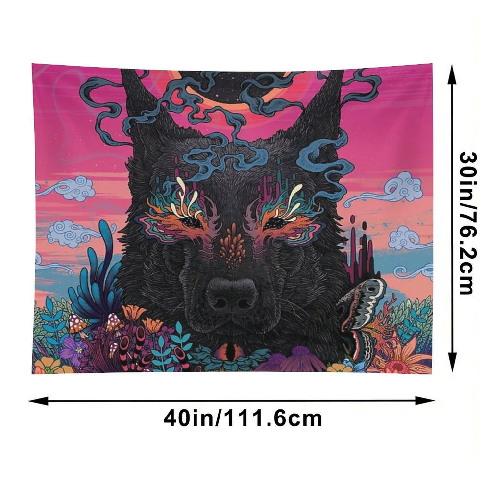 Black Eyed Dog Tapestry
