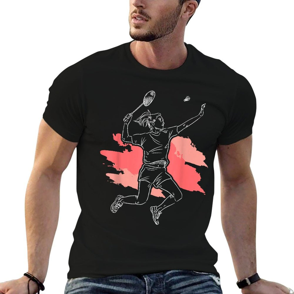 Badminton Girl - Smash Shuttlecock Athlete Sports Comfortable T-Shirt