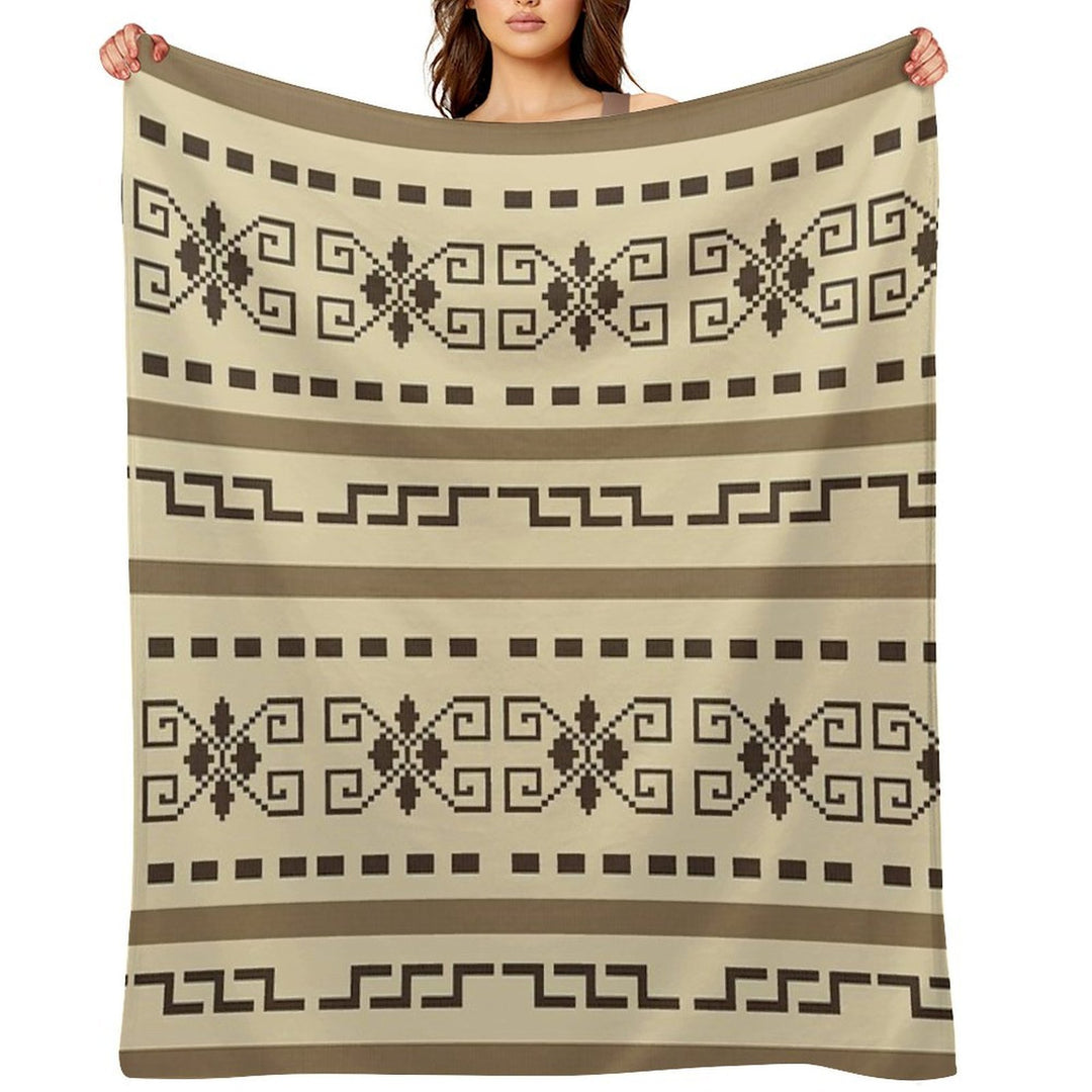 The Dude's Cardigan Pattern - The Big Lebowski Machine-washable Throw Blanket