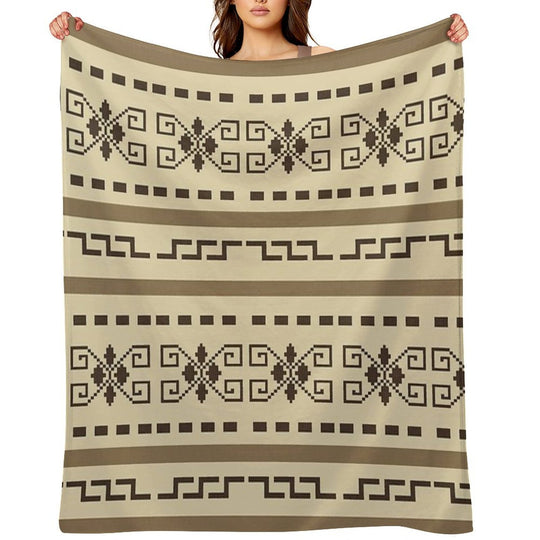 The Dude's Cardigan Pattern - The Big Lebowski Machine-washable Throw Blanket