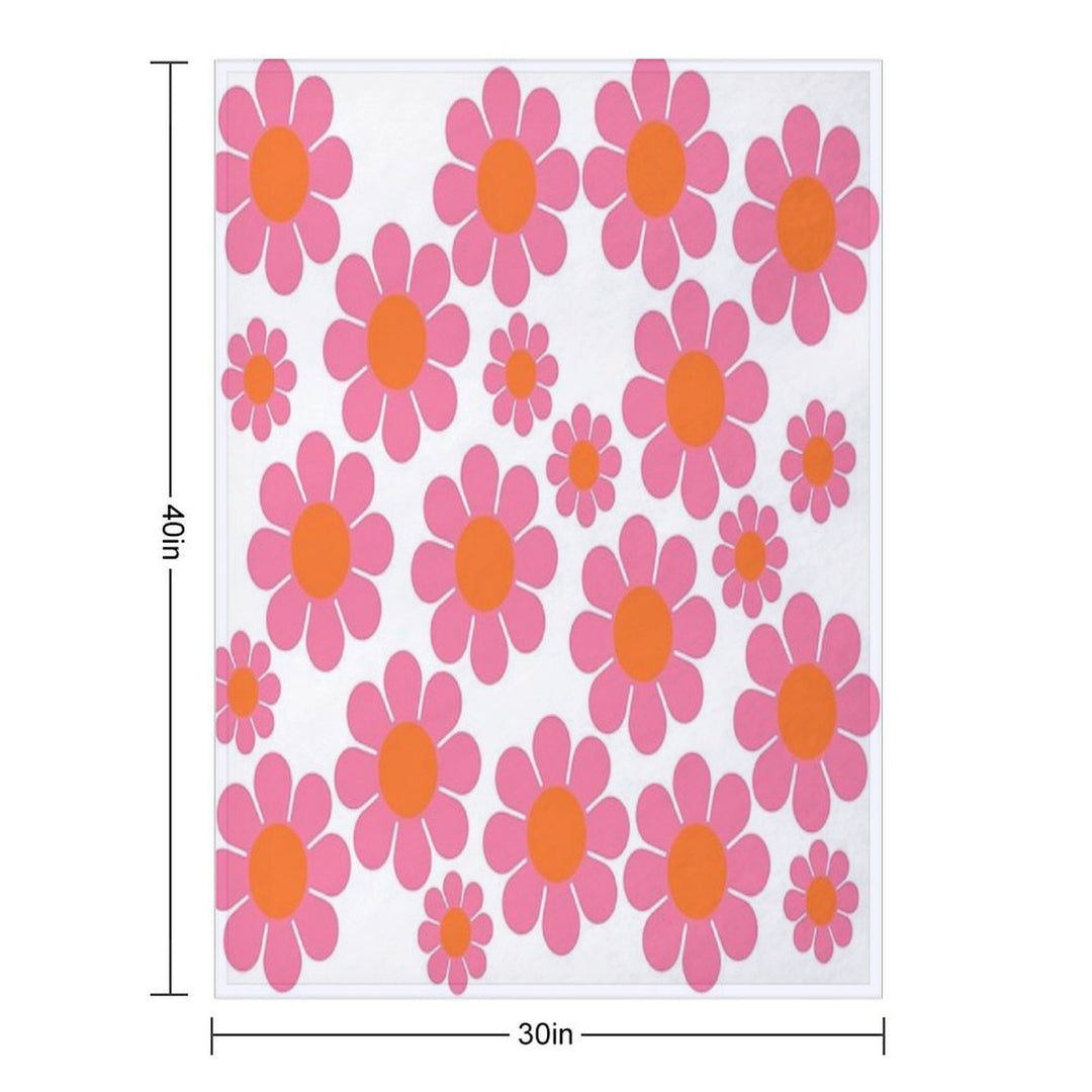 Koryn's Custom Flower Pattern 1 Anti-pilling Throw Blanket