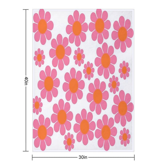 Koryn's Custom Flower Pattern 1 Anti-pilling Throw Blanket
