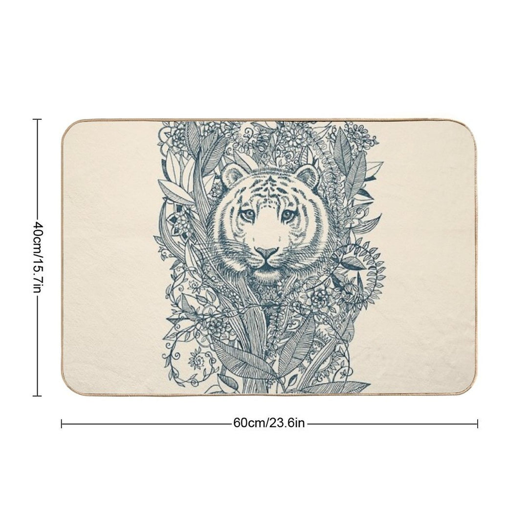 Tiger Tangle  Stain-Proof Bath Mat